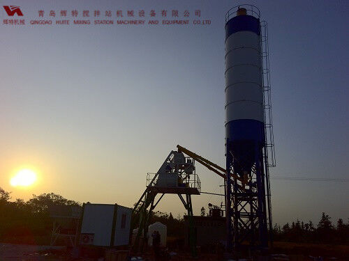 攪拌站HZS35易損件少，維護(hù)簡單，運(yùn)行費(fèi)用低