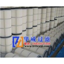 PTFE覆膜聚酯纖維粉塵濾筒供應商報價【華威】