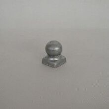 50方?jīng)_壓柱頭鐵欄桿蓋帽鐵柱頭廠家護(hù)欄球頭【恒揚】