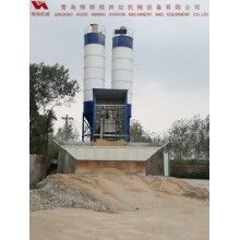 輝特混凝土攪拌站HZS50攪拌性能強，攪拌均勻、迅速，生產(chǎn)效率高