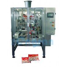 速凍水餃包裝機，速凍魚丸包裝機